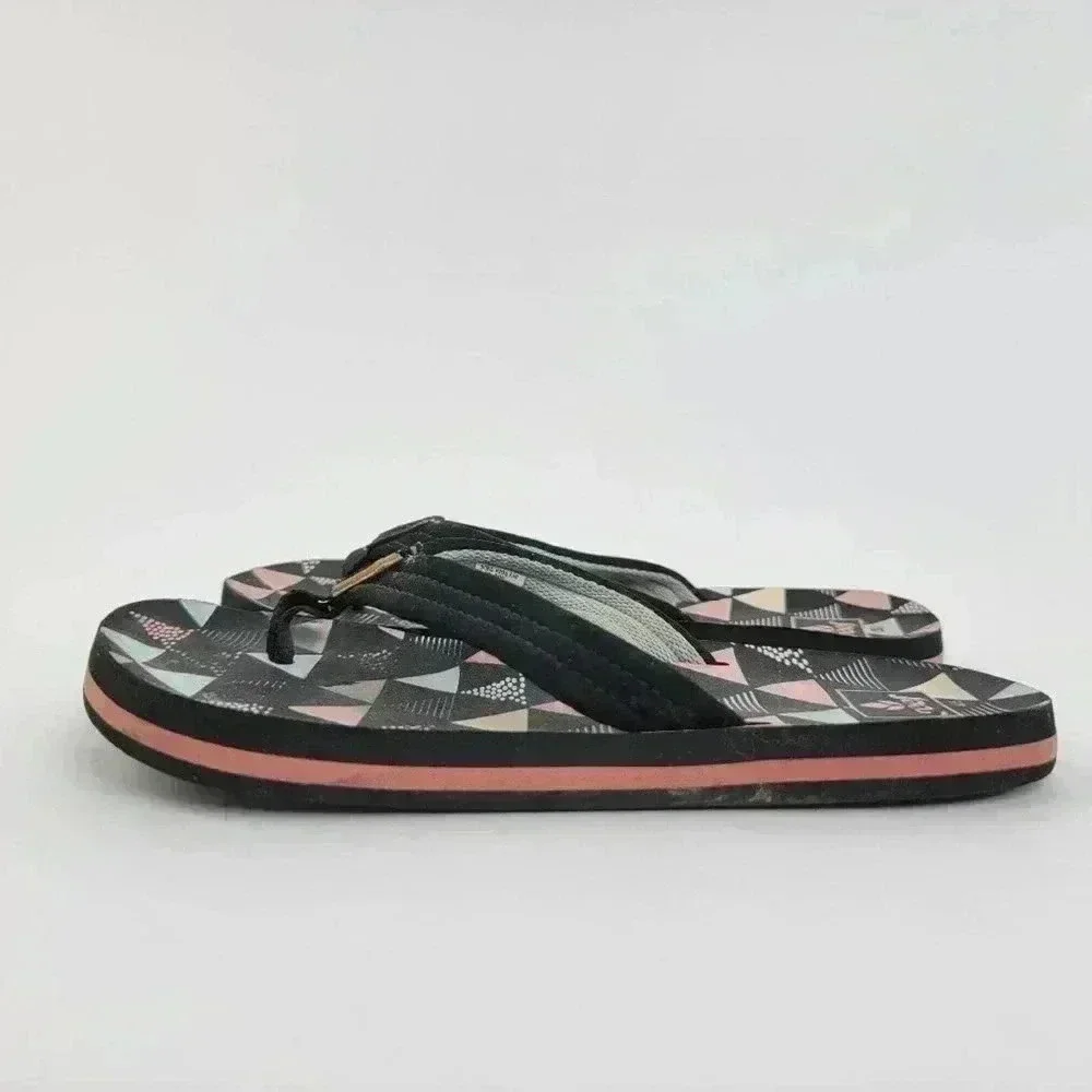 Reef Ahi Geometric Rainbow Flip Flop Sandals - Picture 5 of 7